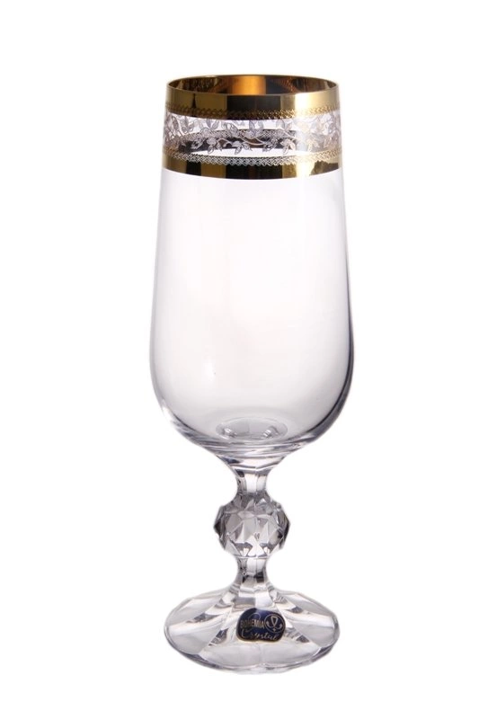 Набір келихів для шампанського Bohemia Claudia 180мл - 6пр (b40149-43081)