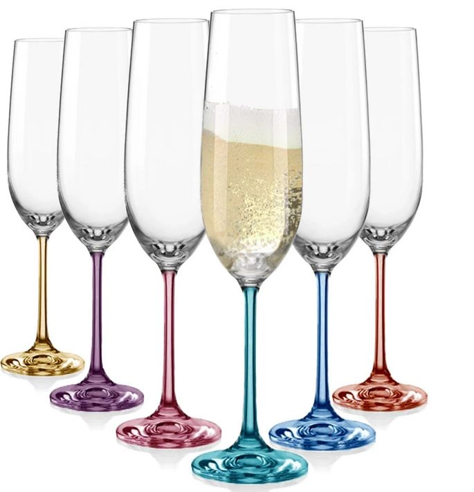 Набор бокалов для шампанского Bohemia Spectrum 190мл - 6пр (b40729-382222)