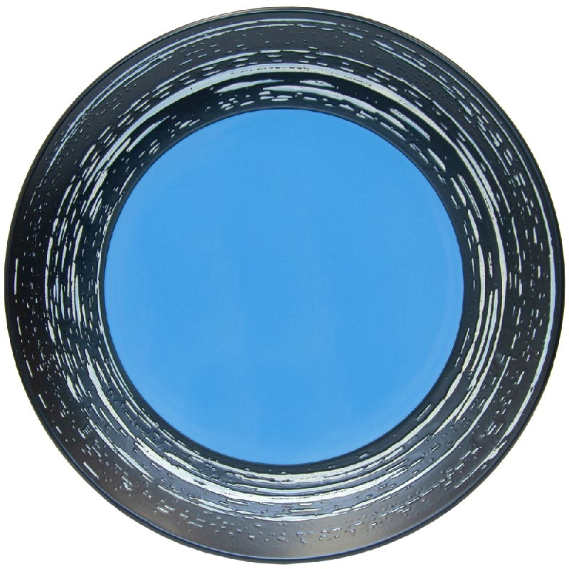 Тарелка обеденная круглая Astera Maputo Capri Blue 27см (A0480-1002DP)