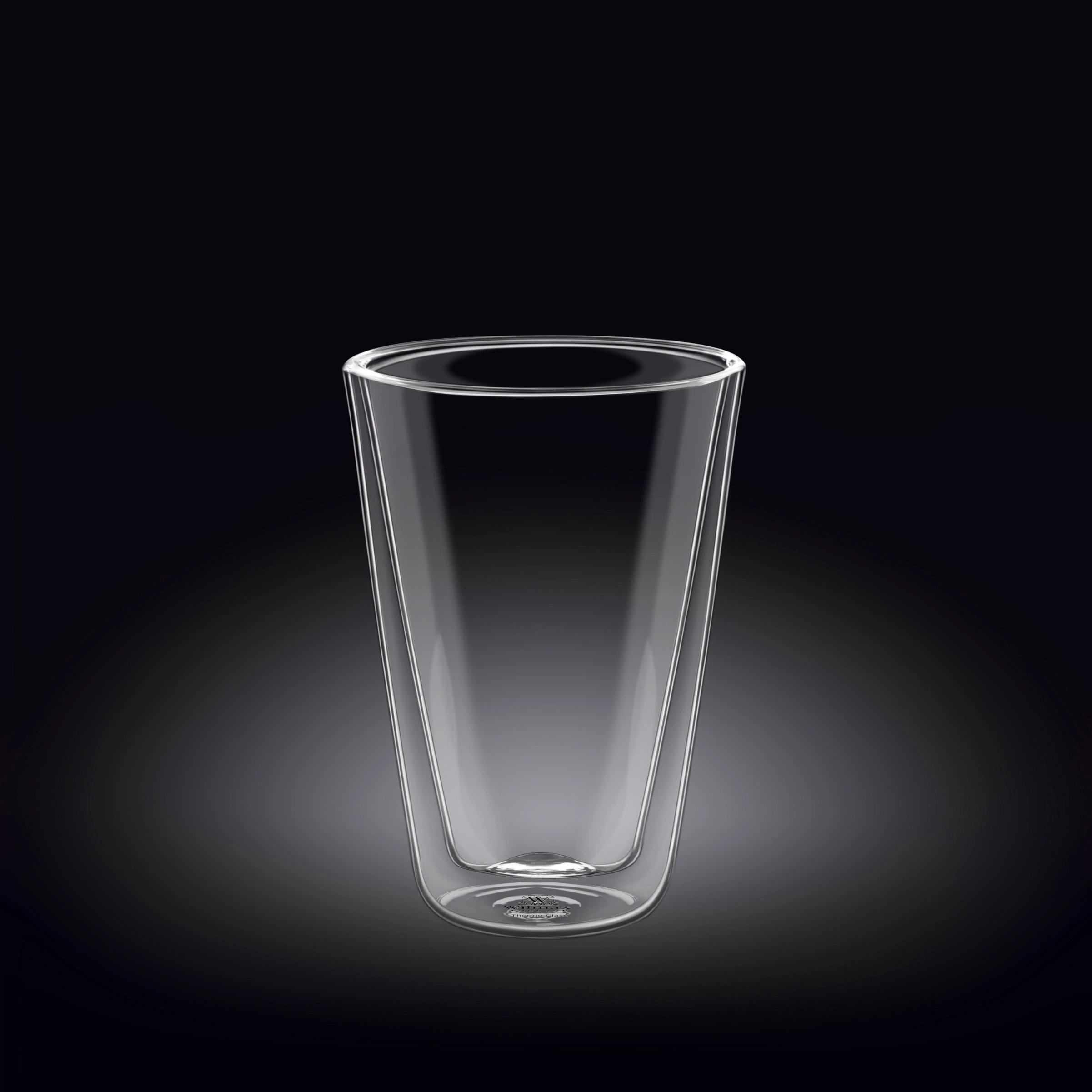 Склянка конусна з подвійним дном Wilmax Thermo 250мл (WL-888704 / A)