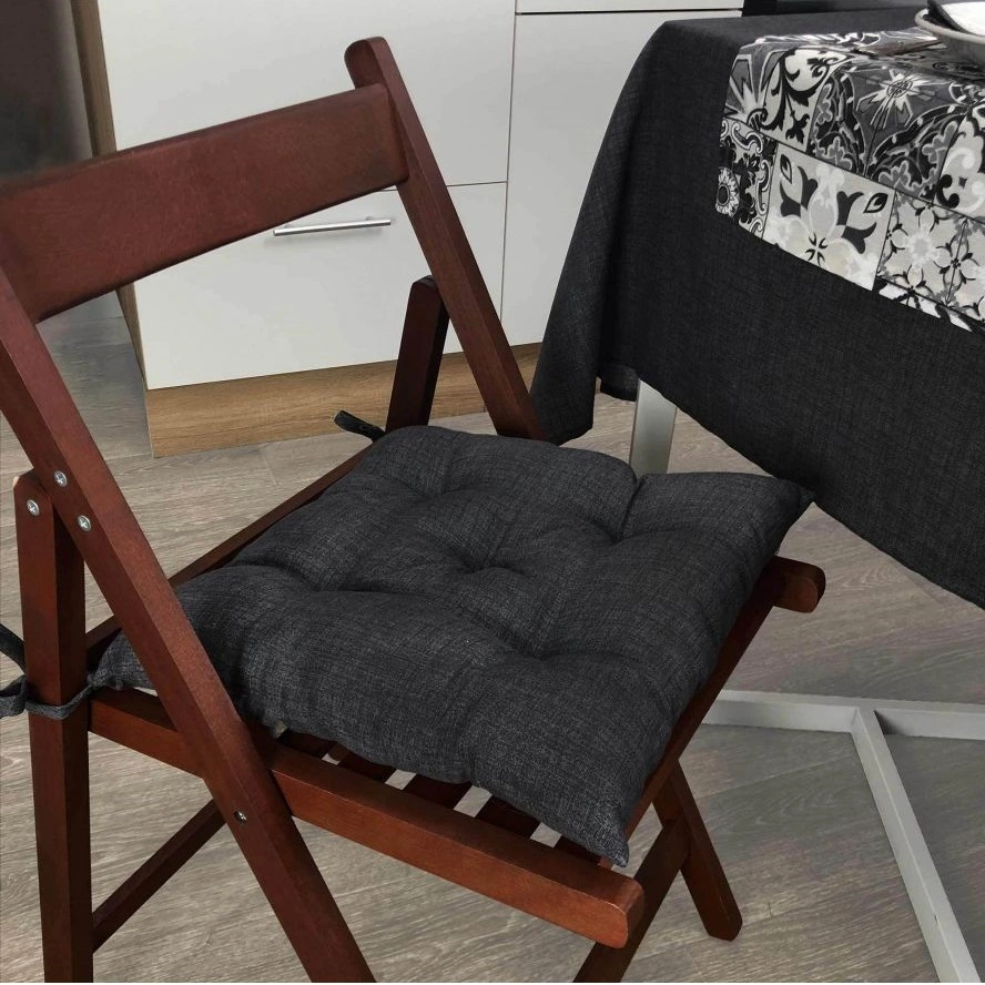 Подушка для стула Прованс Black Milan 40х40 (406896)