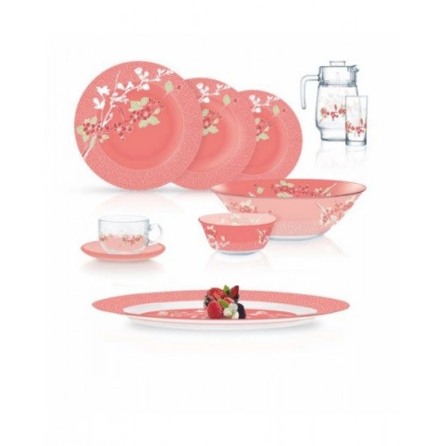 Сервиз столовый на 46 предметов Luminarc Japanese Pink.Е (Q0929)