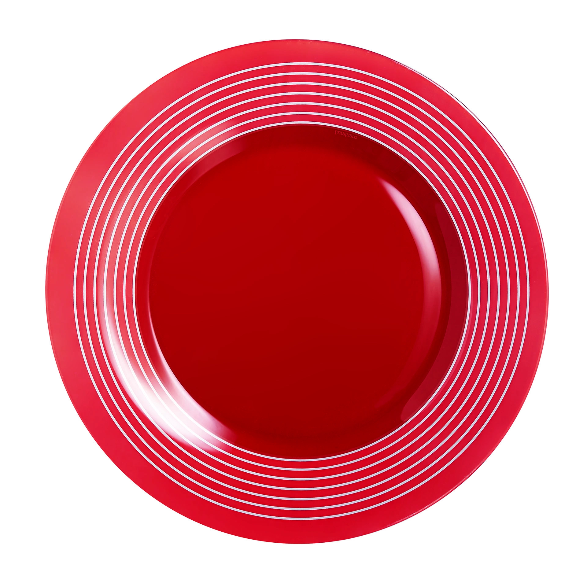 Тарілка обідня кругла Luminarc Factory Red 25см (P3285)