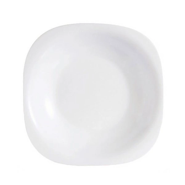 Тарелка глубокая квадратная Luminarc Carine White 21см (H3667)