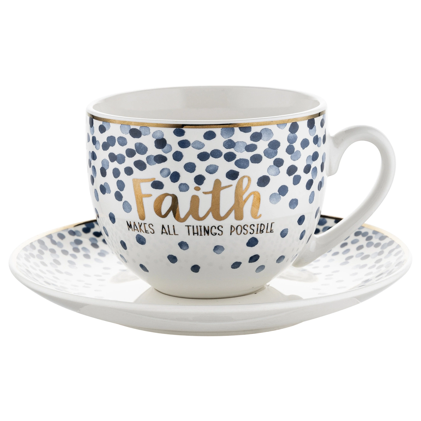 Чашка з блюдцем Florina Mare Faith 240мл (2K9175)