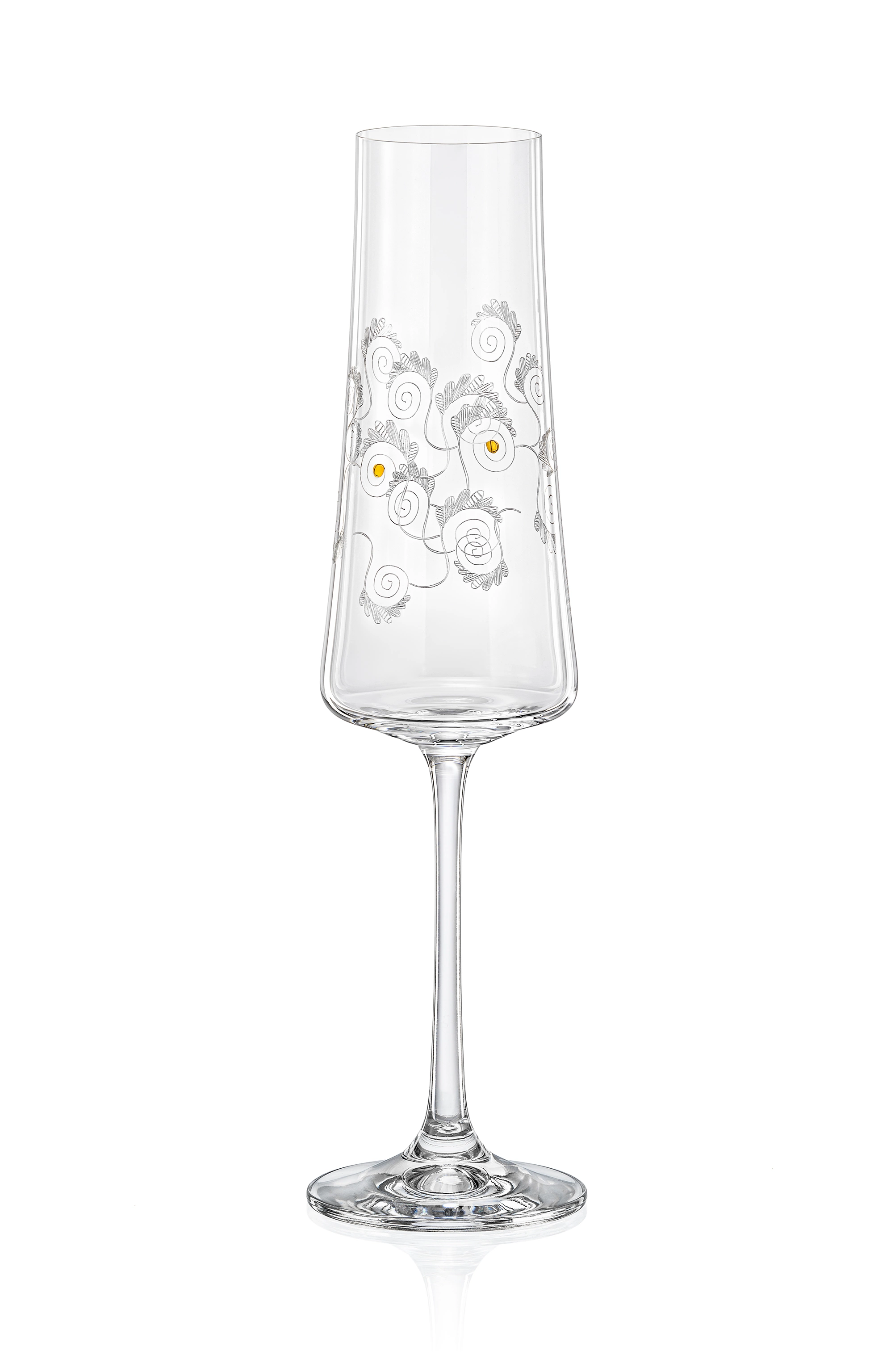 Набір келихів для шампанського Bohemia Vesna 210мл(Q9469)-6шт (b40862-Q9469)
