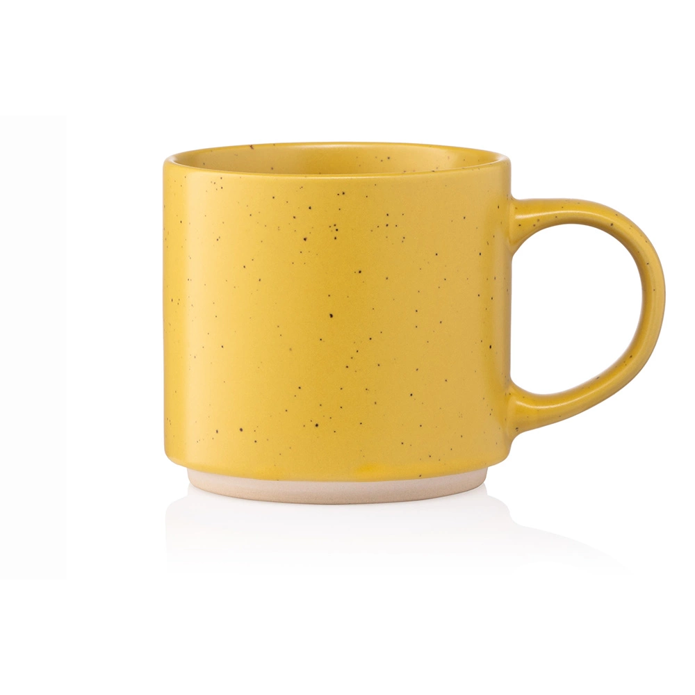 Чашка Ardesto Alcor, 420мл, кераміка, жовтий (AR3475Y)
