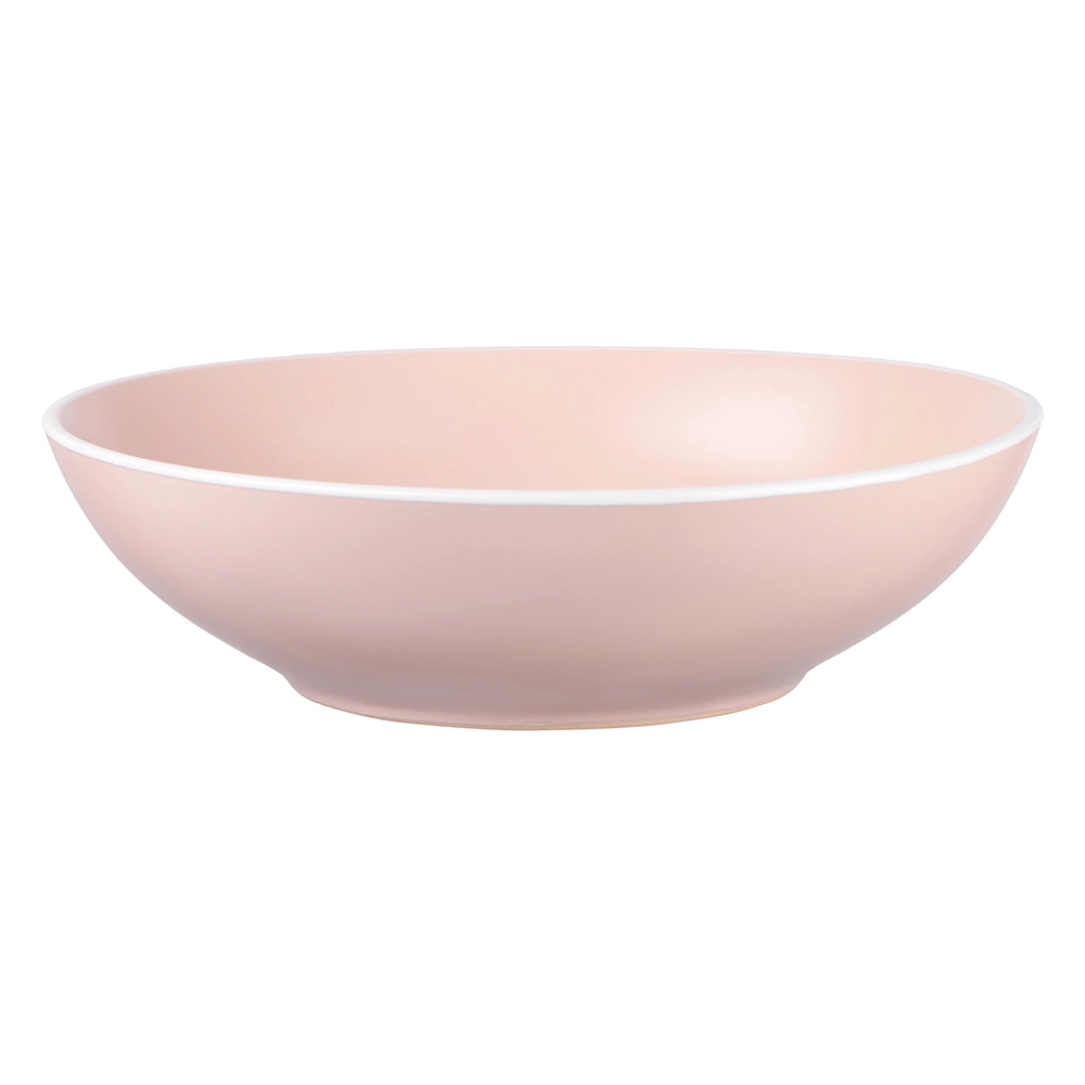 Тарілка супова Ardesto Cremona Summer pink, 20см, кераміка, рожевий (AR2920PC)