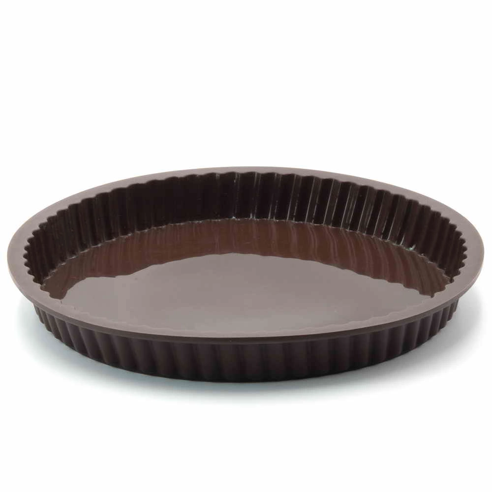 Форма для випічки тарта Lessner Chef Choco кругла силікон 28х28х3,5см (10243)