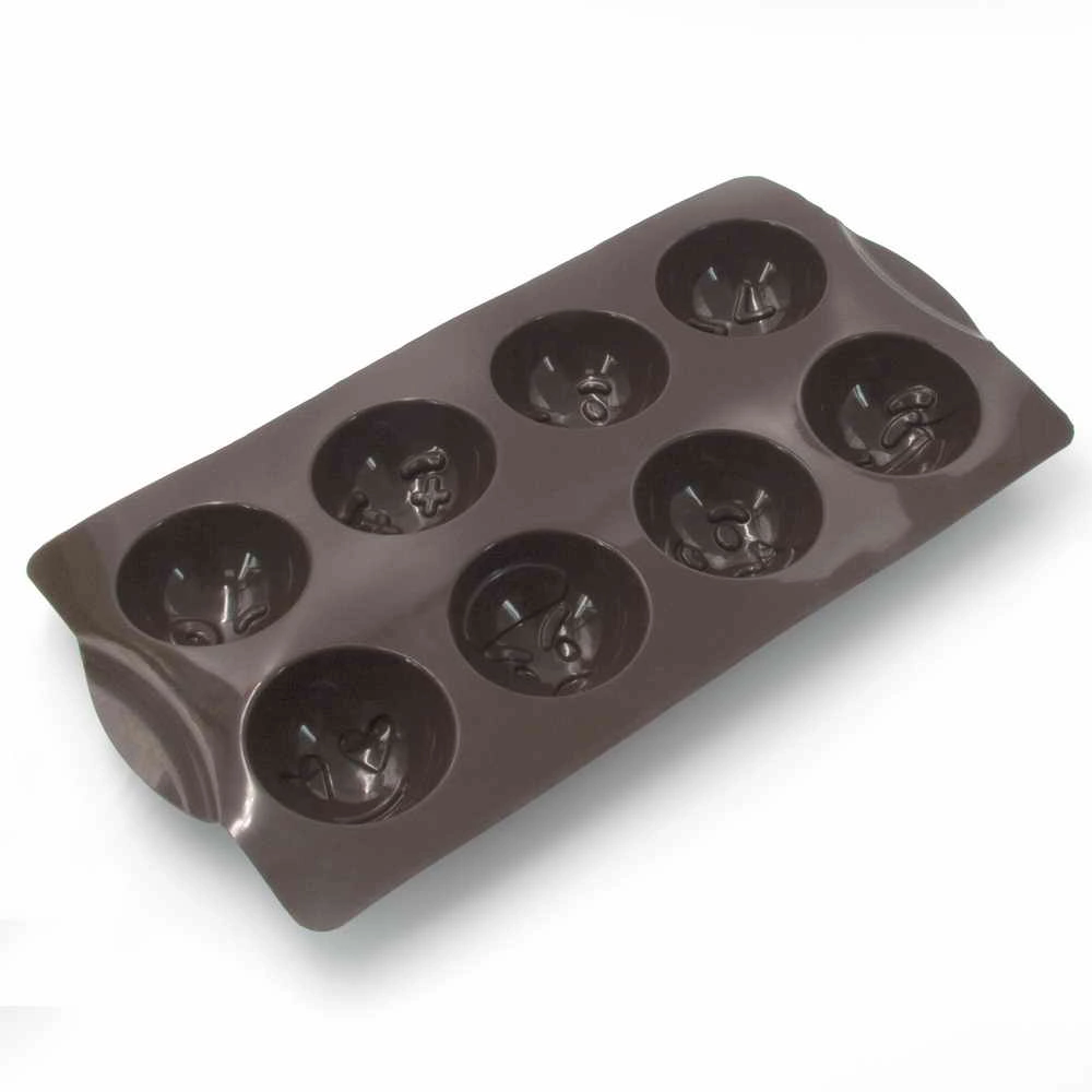 Форма для выпечки кексов Lessner Chef Choco прямоугольная силикон на 8шт. 33х17,5х3см (10244)