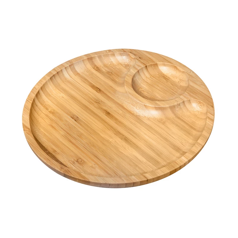 Блюдо кругле дві секції Wilmax Bamboo 35,5 см (WL-771045) фото 1