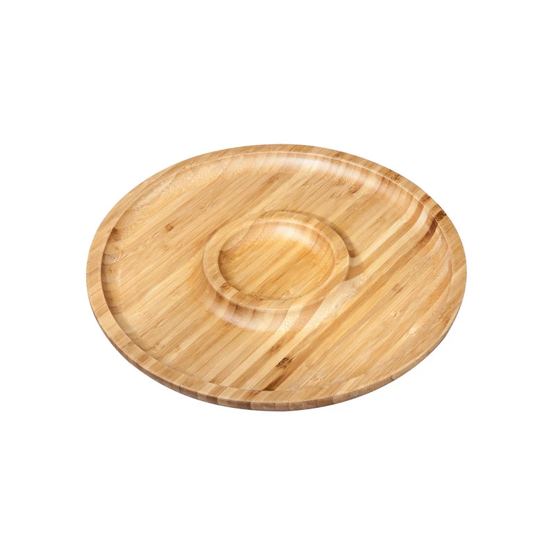 Блюдо кругле дві секції Wilmax Bamboo 25 см (WL-771047)