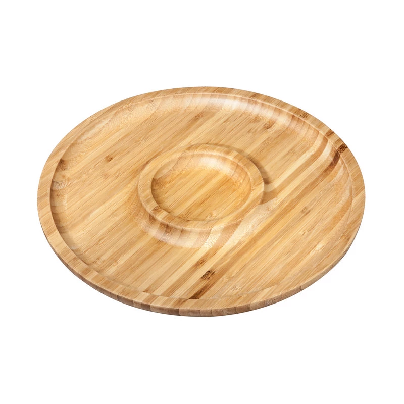 Блюдо кругле дві секції Wilmax Bamboo 35,5 см (WL-771049)