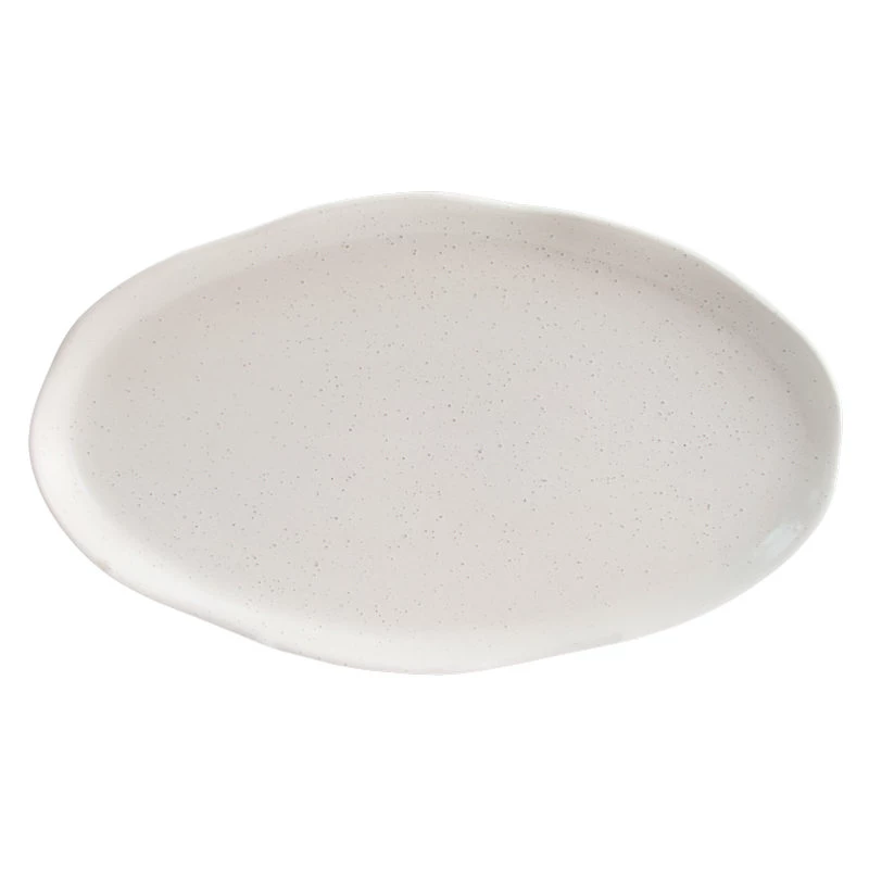 Блюдо овальне Astera Marble Cream 38х22 см (A0410-ZM05OV)