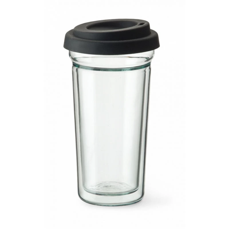 Склянка з подвійним дном з кришкою Simax Coffee To Go 400 мл (s2102/CTG)
