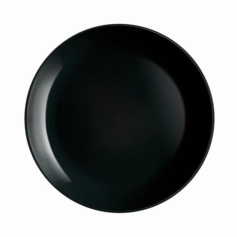 Тарілка обідня кругла Luminarc Diwali Black 25 см (P0867)