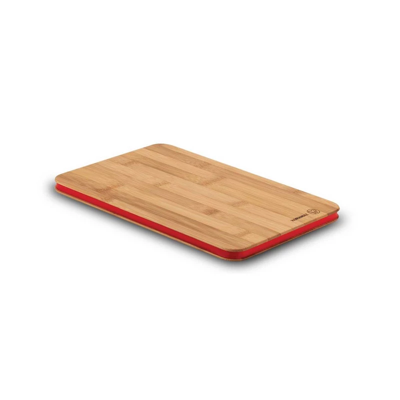 Дошка кухонна прямокутна бамбукова Korkmaz Rattana 30x20x1,5 см червона (A707)