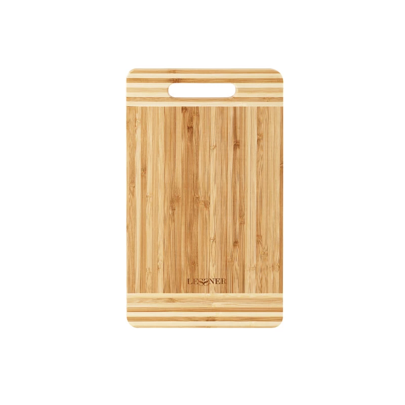 Дошка кухонна прямокутна бамбук Lessner 38х25х2 см (10301-38)