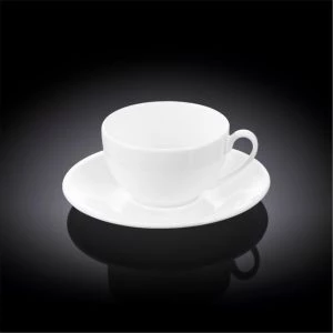 Чашка кавова та блюдце Wilmax 120 мл (WL-993188/AB)