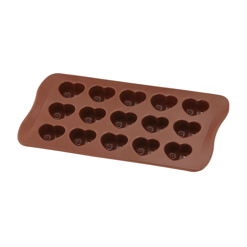 Форма для шоколаду силіконова серце Vincent 20,5х10 см (VC-1406)