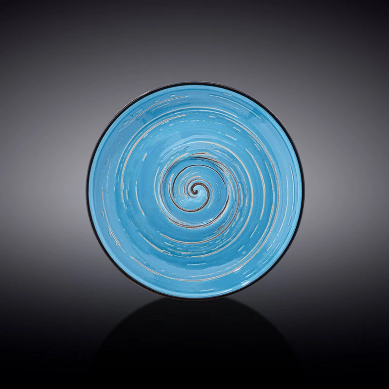 Блюдце Wilmax Spiral Blue 14 см (WL-669635/B)