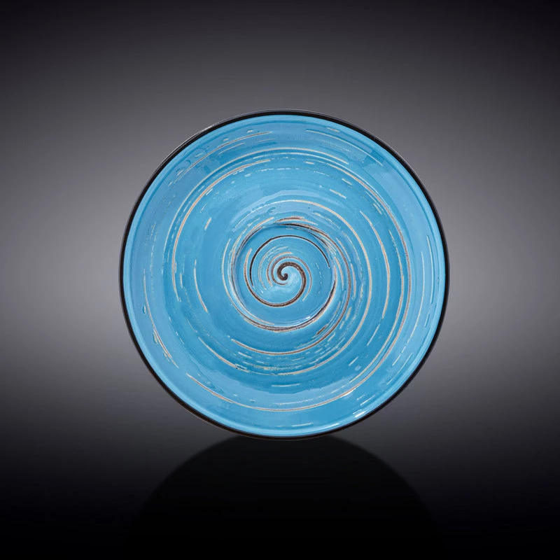 Блюдце Wilmax Spiral Blue 15 см (WL-669636/B)