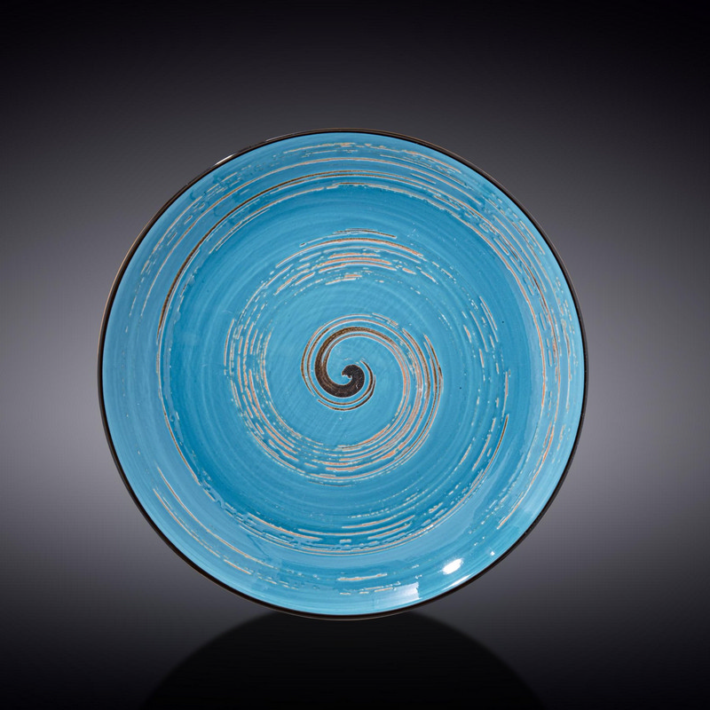 Тарілка кругла Wilmax Spiral Blue 20,5 см (WL-669612/A)