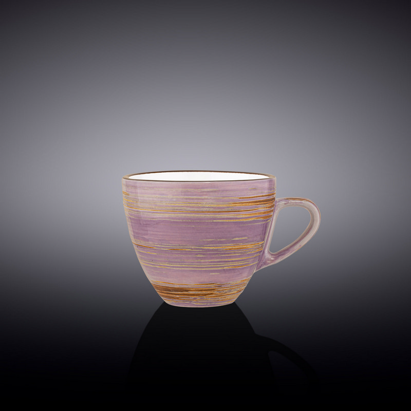 Чашка кавова Wilmax Spiral Lavander 110 мл (WL-669734/A)