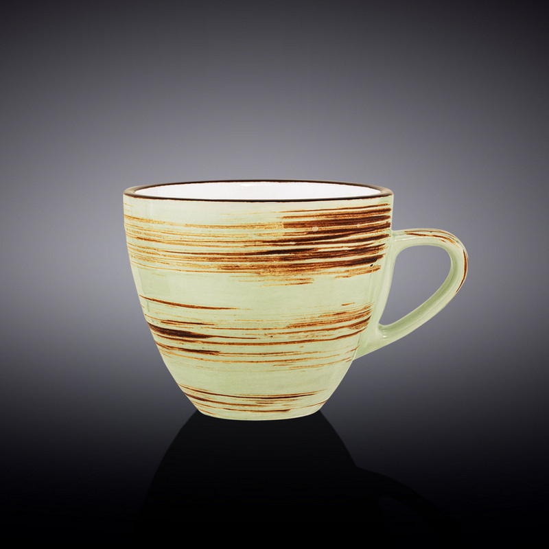 Чашка чайна Wilmax Spiral Pistachio 300 мл (WL-669136/A)