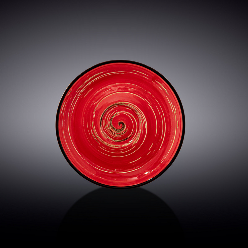 Блюдце Wilmax Spiral Red 12 см (WL-669234/B)
