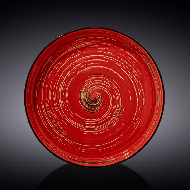 Тарілка Wilmax Spiral Red 23 см (WL-669219/A)
