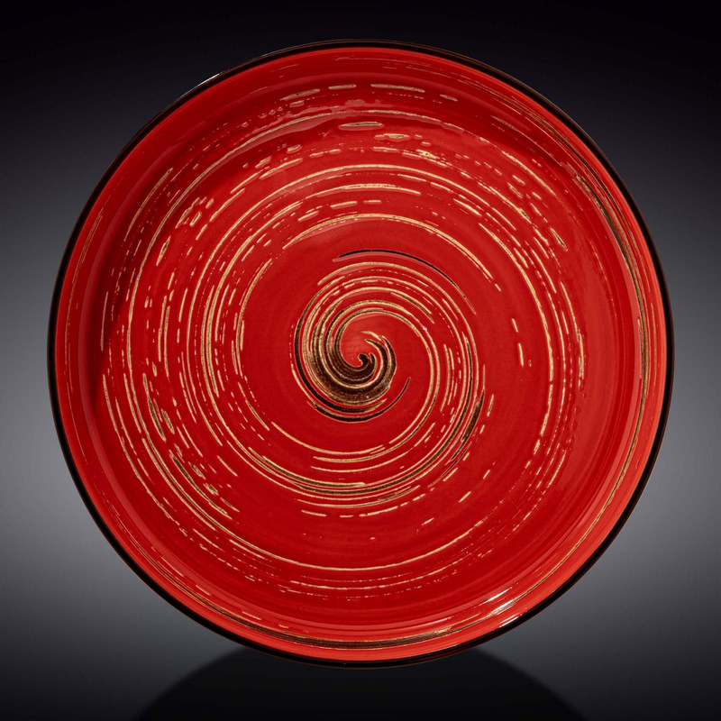 Тарілка Wilmax Spiral Red 28 см (WL-669220/A)