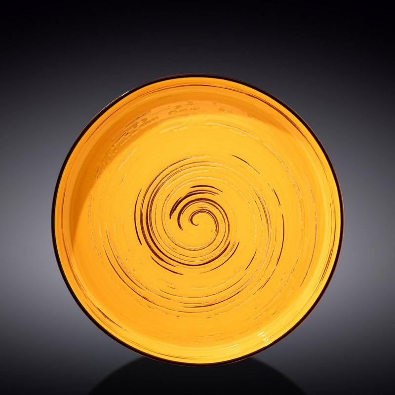 Тарілка Wilmax Spiral Yellow 23 см (WL-669419/A)