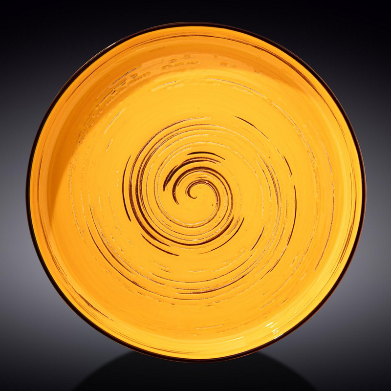 Тарілка Wilmax Spiral Yellow 28 см (WL-669420/A)