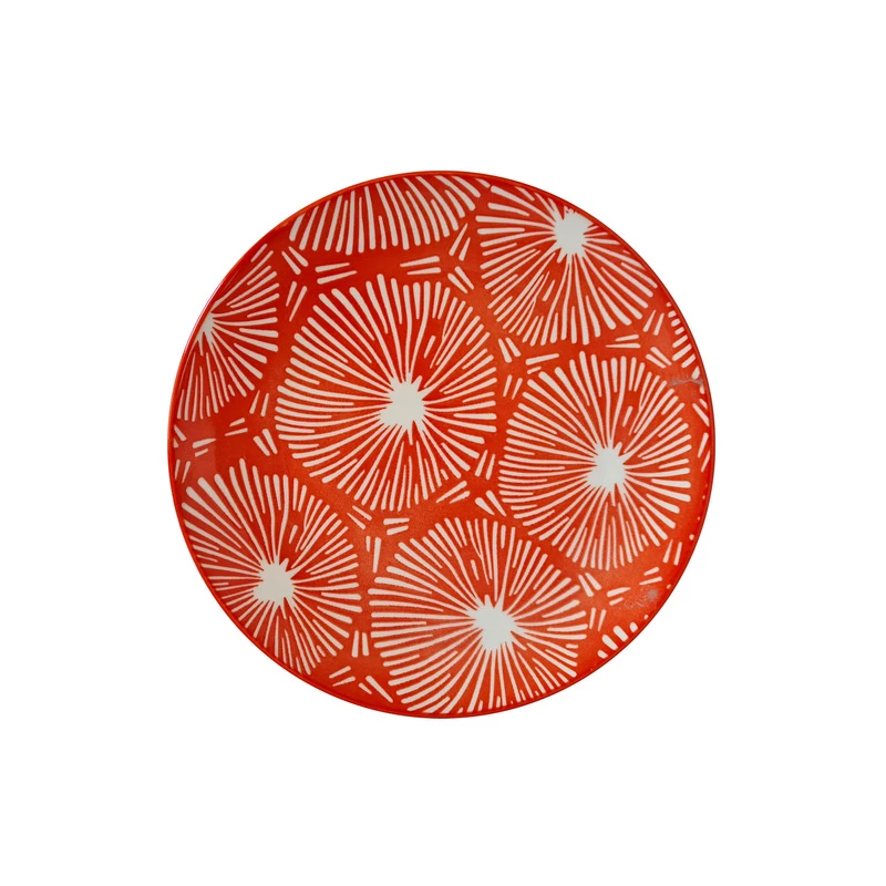 Тарілка десертна кругла Astera Kushi Red 20 см (A0670-KR11)
