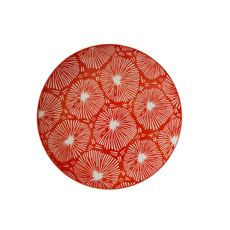 Тарілка обідня кругла Astera Kushi Red 27 см (A0680-KR11)