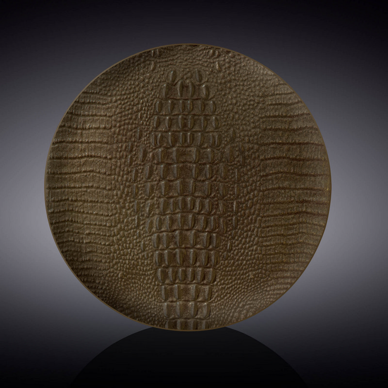 Тарілка кругла Wilmax Scroco Bronze 23 см (WL-662205/A)