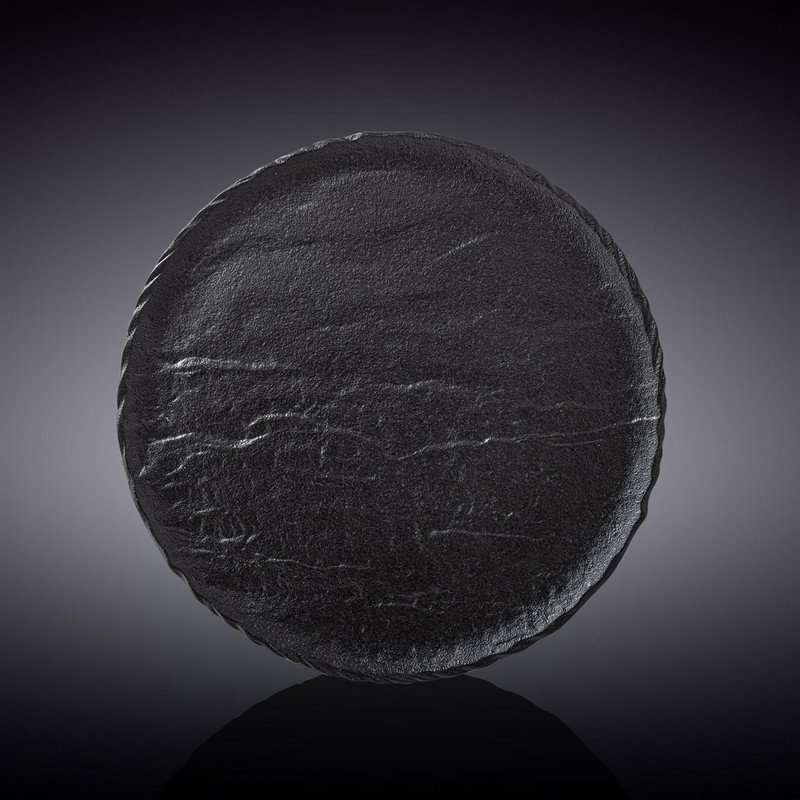 Тарілка кругла Wilmax Slatestone Black 20,5 см (WL-661124/A)