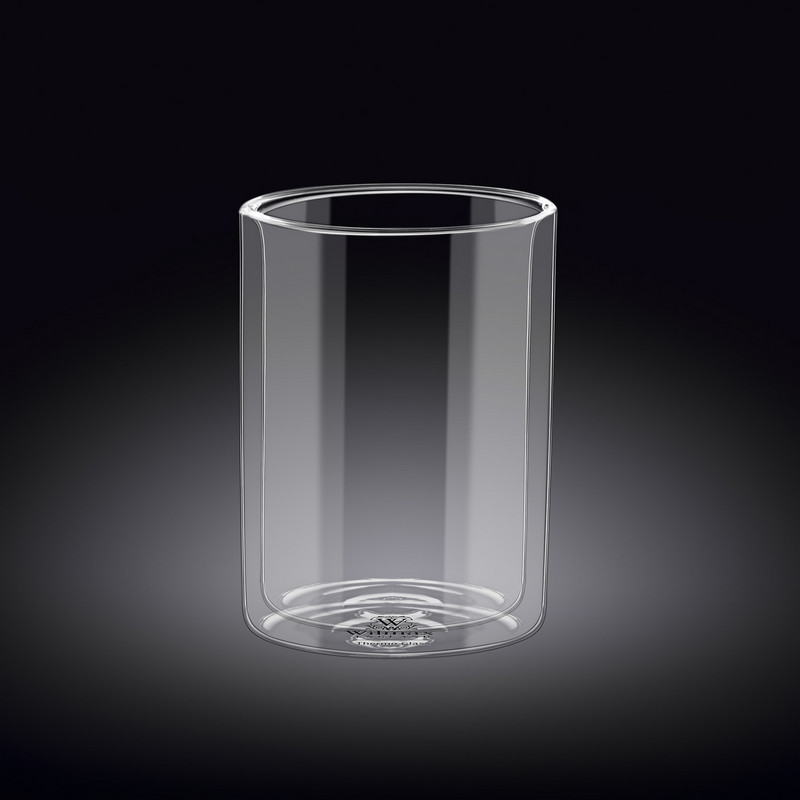 Склянка циліндрічна з подвійним дном Wilmax Thermo 250 мл (WL-888783/A)