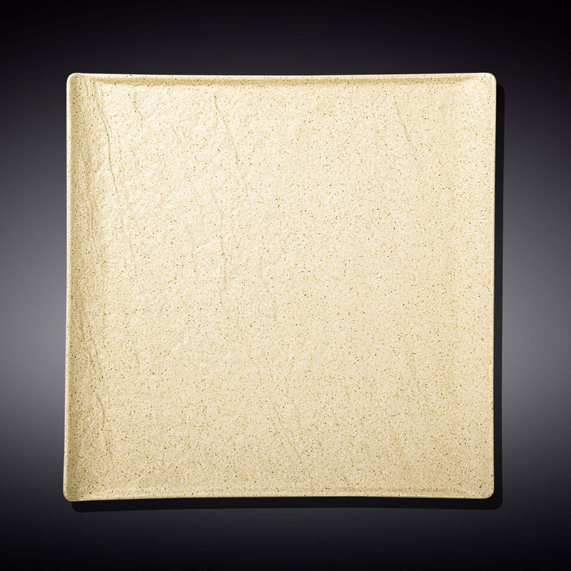 Тарілка квадратна Wilmax Sandstone 21,5х21,5 см (WL-661306/A)