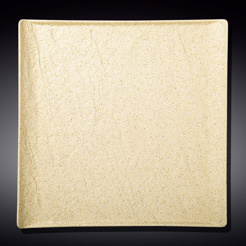 Тарілка квадратна Wilmax Sandstone 27х27 см (WL-661307/A)