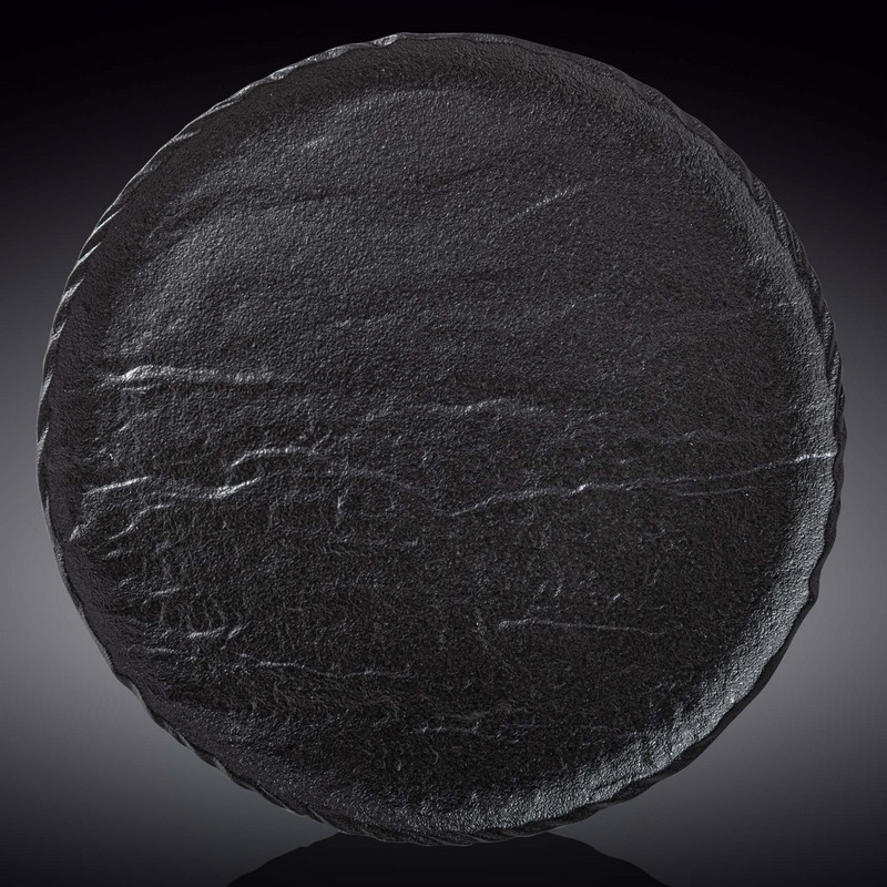 Блюдо кругле Wilmax Slatestone Black 30,5 см (WL-661128/A)