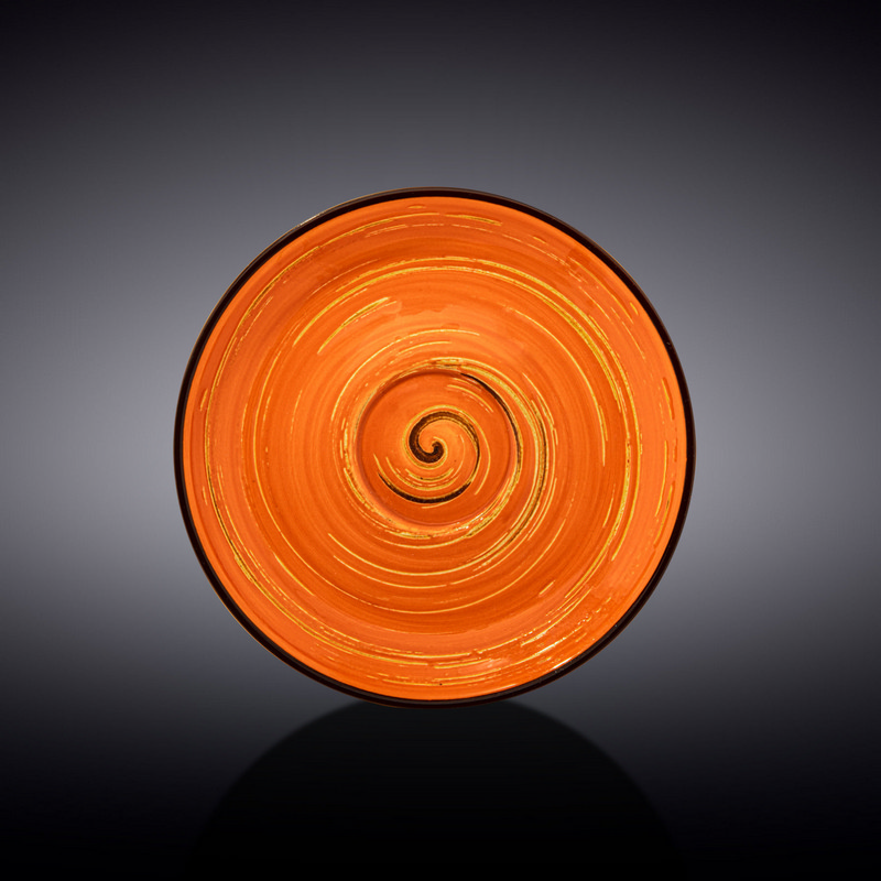 Блюдце Wilmax Spiral Orange 15 см (WL-669336/B)