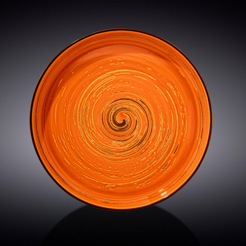 Тарілка Wilmax Spiral Orange 23 см (WL-669319/A)