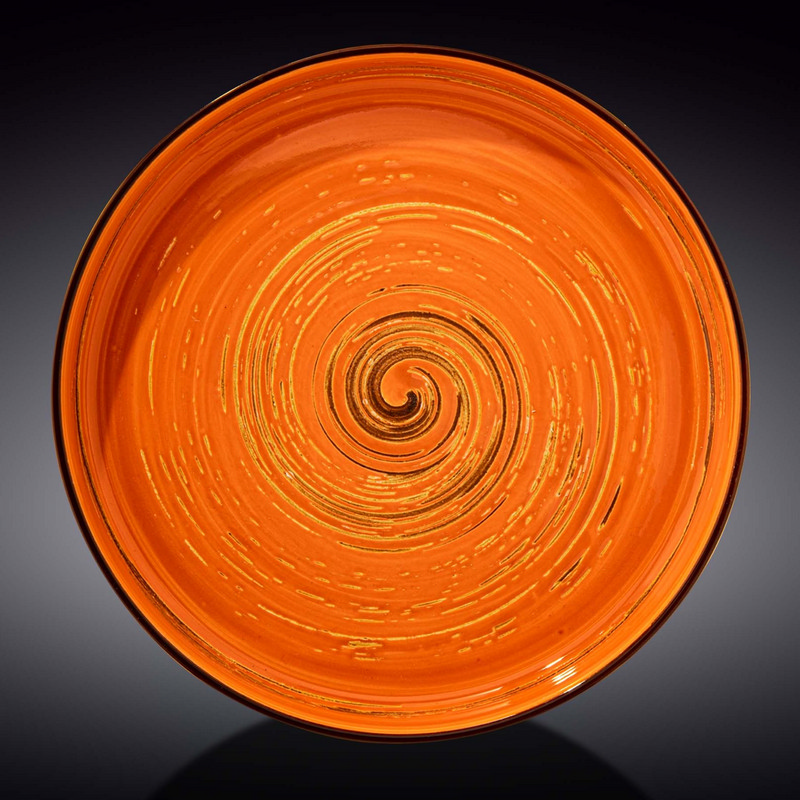 Тарілка Wilmax Spiral Orange 28 см (WL-669320/A)