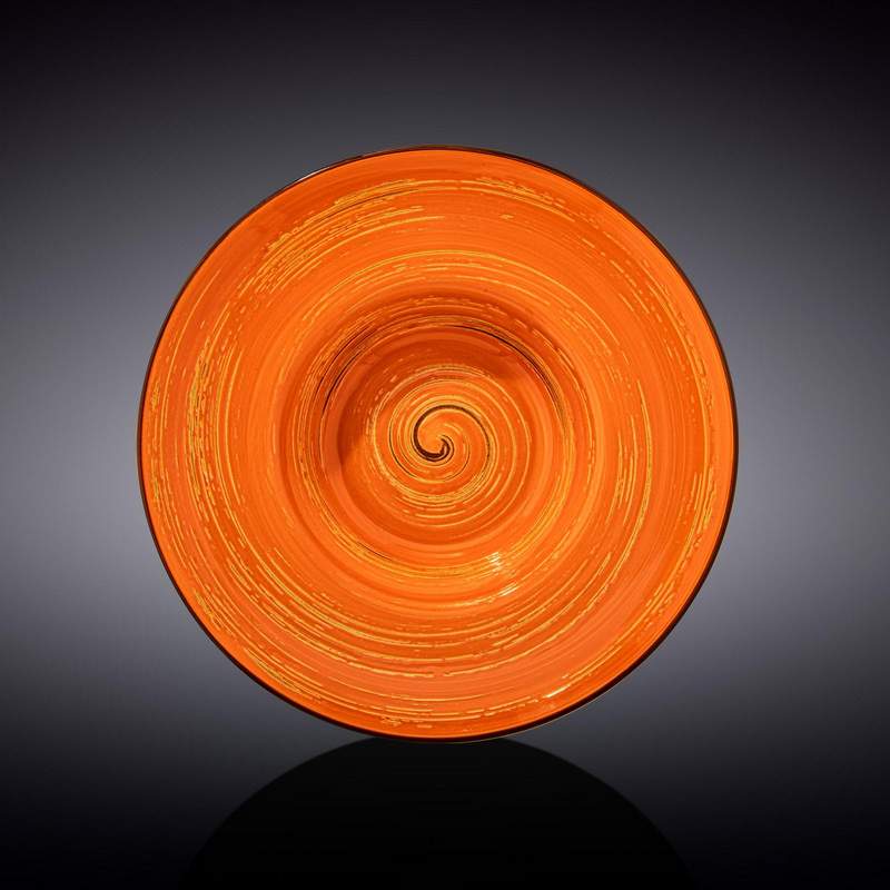 Тарілка глибока Wilmax Spiral Orange 20 см, 800 мл (WL-669322/A)