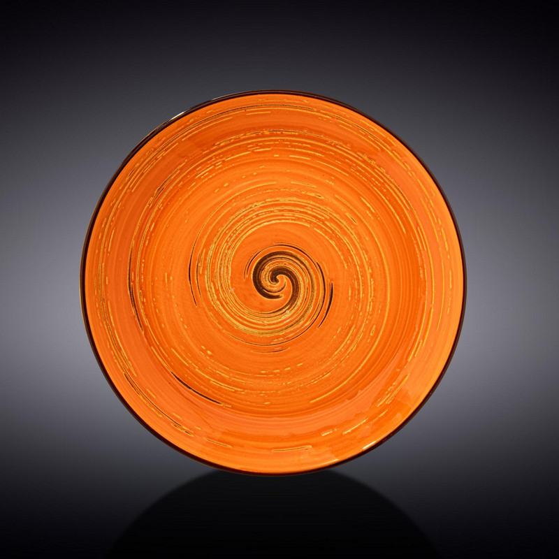 Тарілка кругла Wilmax Spiral Orange 20,5 см (WL-669312/A)