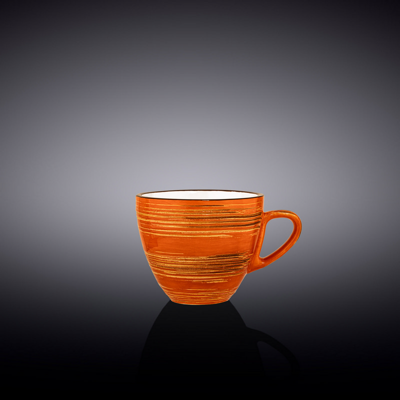 Чашка кавова Wilmax Spiral Orange 75 мл (WL-669333/A)