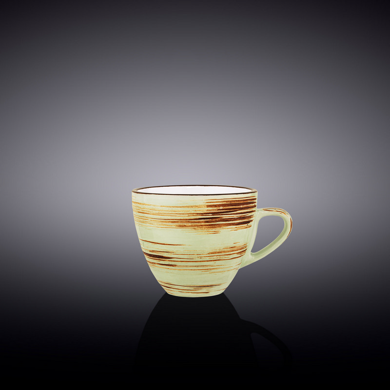 Чашка кавова Wilmax Spiral Pistachio 75 мл (WL-669133/A)