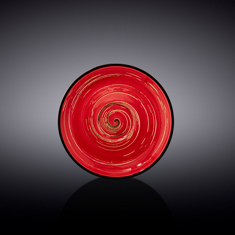 Блюдце Wilmax Spiral Red 11 см (WL-669233/B)
